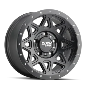 Dirty Life – THEORY – Black – 17″x9″ -12mm – All weather Wheels – 9305-7973MB